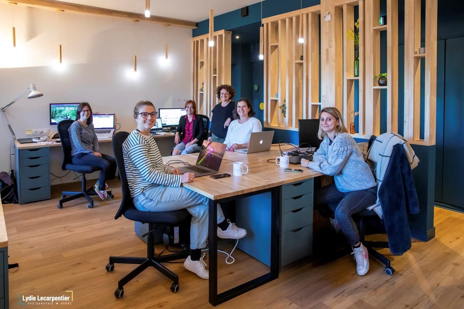 Studio 100 équipe des coworkers pour article la dépêche du midi